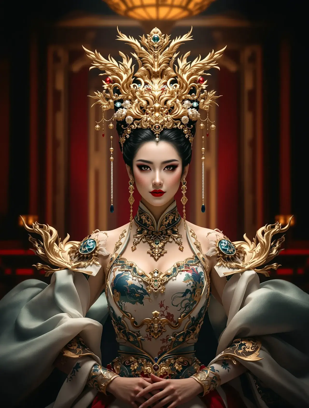 《冷宫皇后翻牌记》宫斗短剧竖版封面
