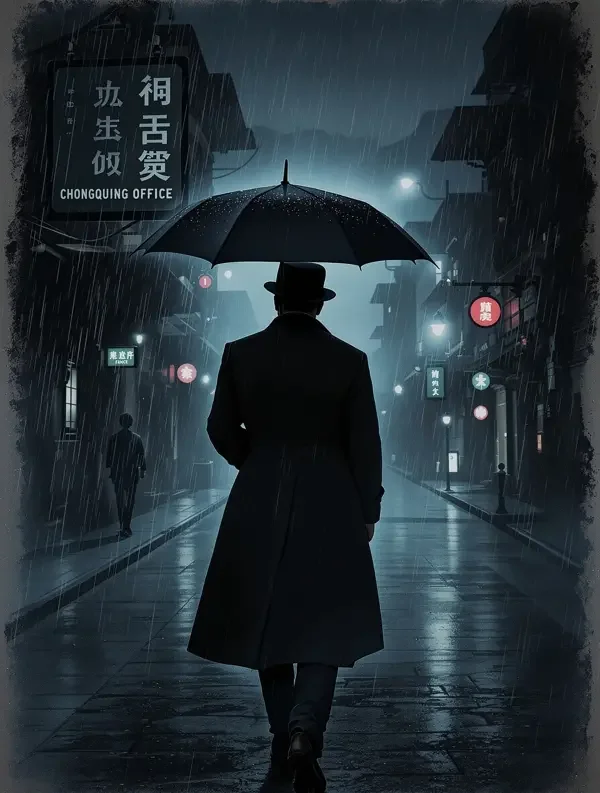 《暗夜玫瑰：她的双重身份》悬疑短剧竖版封面